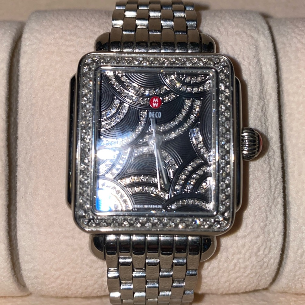 Michele Deco Diamond Watch